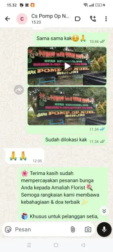 Testimonial Papan Bunga parepare