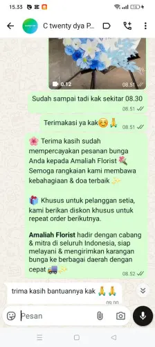 Testimonial Standing Flower parepare